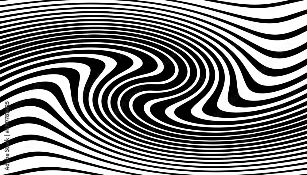 Poster black and white smooth marble pattern with dynamic effect. easily resized and recoloured at your dis