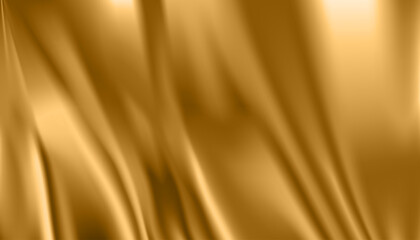 Golden Satin Abstract Background Texture