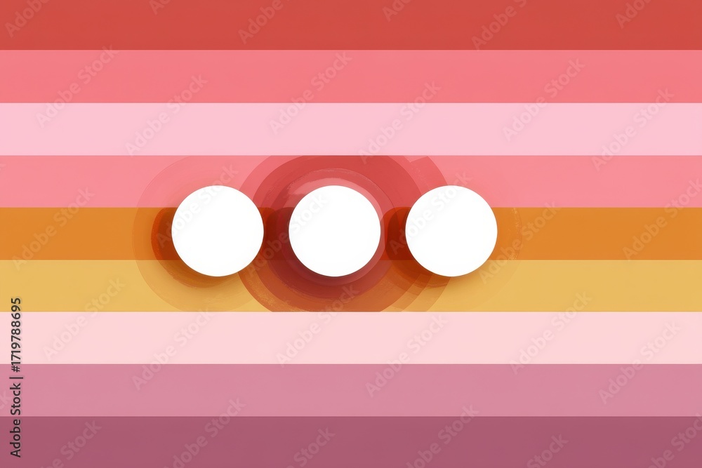 Poster abstract color gradient pattern with symmetrical shapes and vibrant design