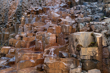  canyon Studlagil and river in Iceland