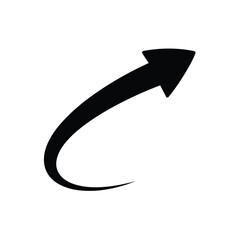 Curved Arrow Icon