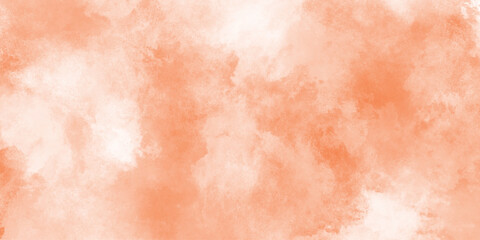 orange watercolor background sky in watercolour painting soft textured, golden orange watercolor washes blend together on texture, abstract orange watercolor painting texture background.