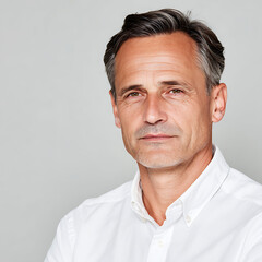 German Middle-Aged Man Professional Portrait