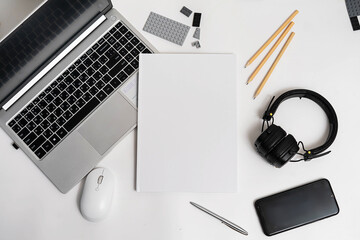 vector illustration of a modern laptop