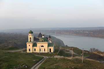 Ukraine, Chernivtsi Oblast, Khotyn Fortress on a sunny spring day