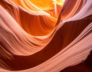 Obraz premium A vibrant sandstone canyon