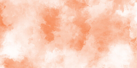 orange painted on paper background texture, with texture and shaded gradient, delicate wateg gradient background, design illustration brush stroke aquarelle art backdrop.