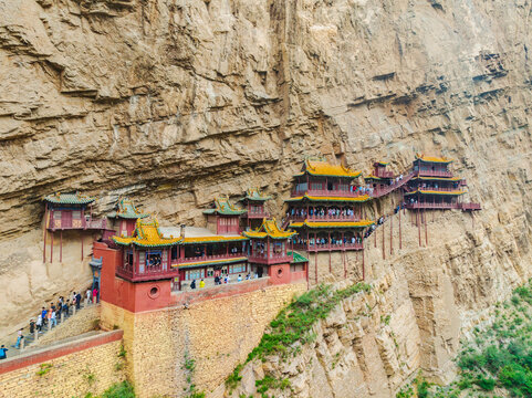 Hanging Temple of Hengshan Mountain in Datong, Shanxi