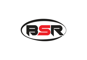 BSR Abstract Modern Lettermark Logo Design.