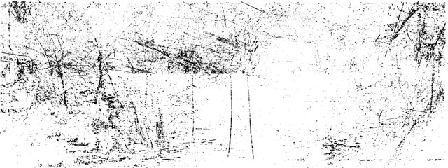 Scratched Grunge Urban Background Texture Vector. Dust Overlay Distress Grainy Grungy Effect. Distressed Backdrop Vector Illustration. Isolated Black on White Background. 