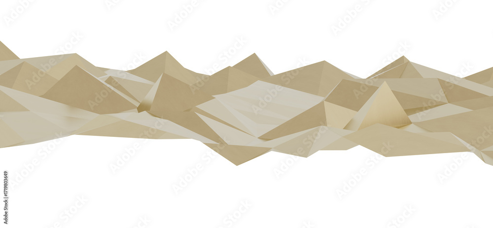 Poster stunning abstract background image featuring a beige low poly mountain range. ideal for presentation