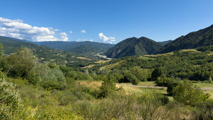 panoramic view of the Borbera Valley