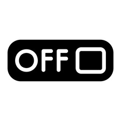 off glyph icon