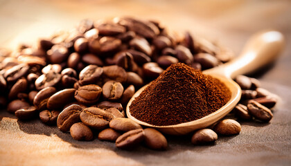 Coffee Bean Before To Be Ground Coffee