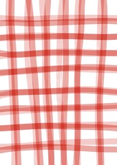 red and white checkered tablecloth