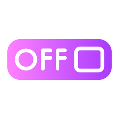 off gradient icon