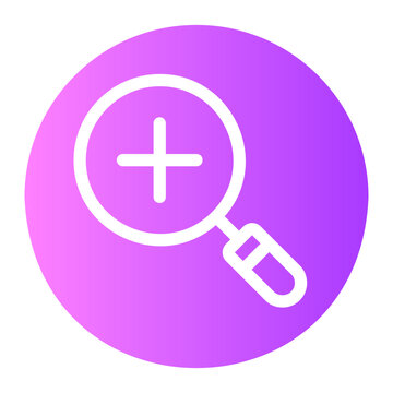 Fototapeta zoom in gradient icon