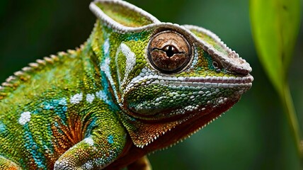chameleon on a tree