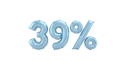 Light Blue 39% Off Balloon Numbers for Sale Promotion