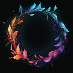 A circle with the glow quot in the dark