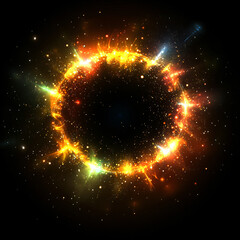 A circle with the glow quot in the dark