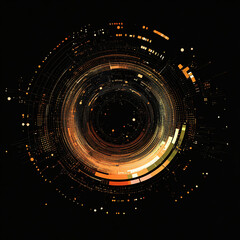 A circle with the glow quot in the dark
