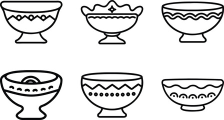 Stylish Home Decor Line Icons for Modern Interior Design Projects