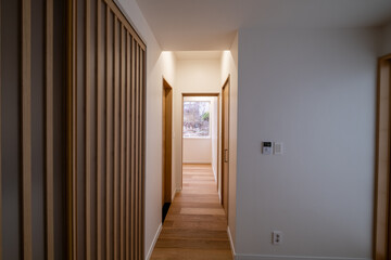 corridor in the hotel