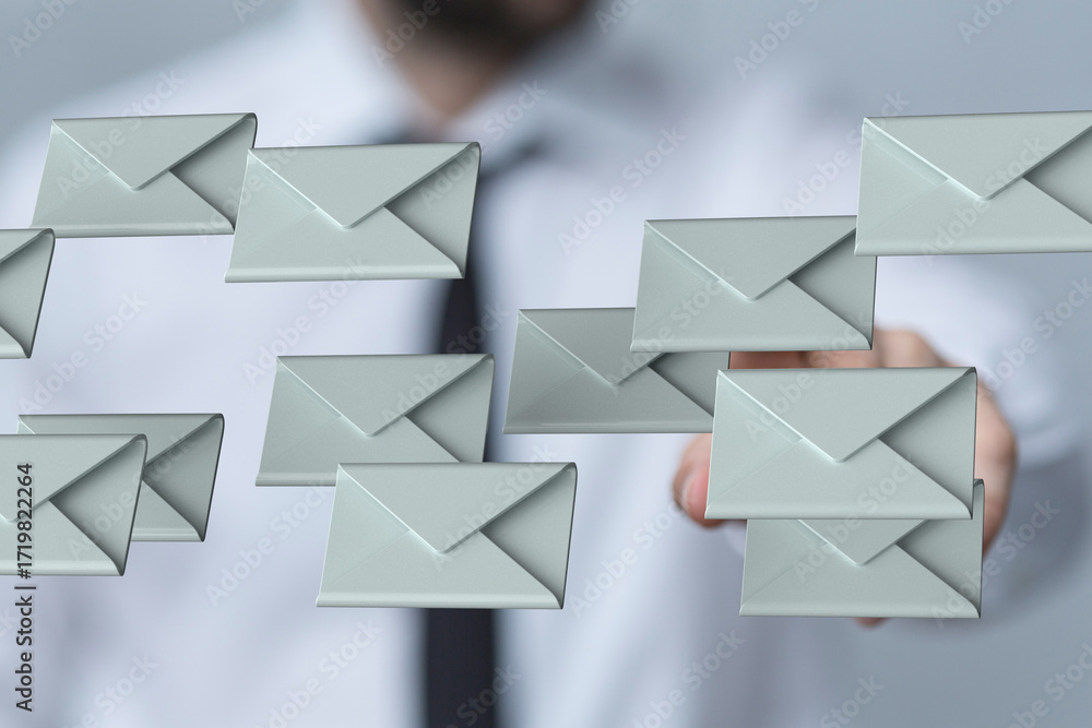 Poster efficient email management techniques for overwhelming inboxes. tips and tricks for staying organize