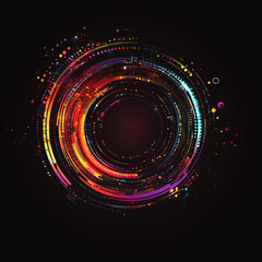 A circle with the glow quot in the dark