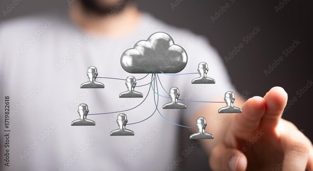 Poster boost team efficiency with secure cloud solutions. share data seamlessly, enhance collaboration, and
