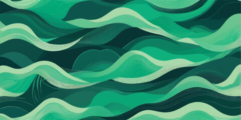 Abstract sea wave pattern vector illustration