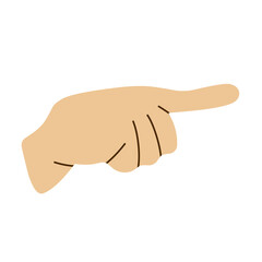 Hand Gestures Vector Illustration