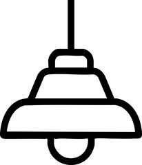 Green Pendant Lamp Illustration
