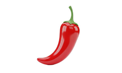 3D Red Chili Illustration