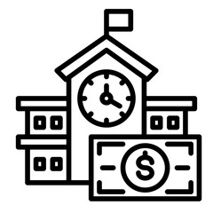 Fees  Icon Element For Design	