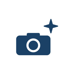 Artificial intelligence icon in flat style