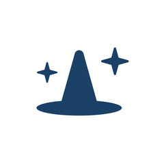 Artificial intelligence icon in flat style