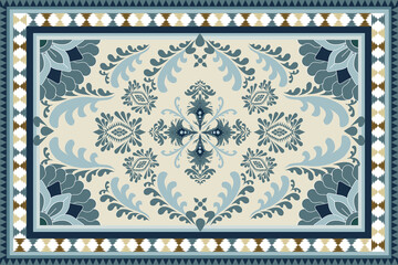 Elephant Persian carpet ethnic Persian style wallpaper, set, geometric, oriental, fabric, clothing, print, ornament, Aztec geometric, furniture