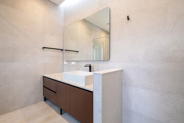 modern bathroom interior
