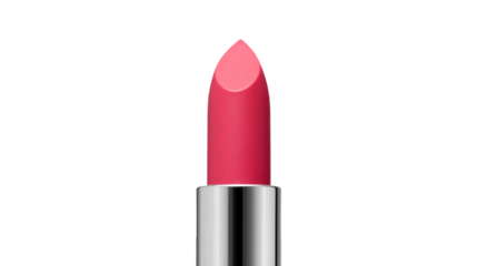 Pink lipstick isolated on white background for beauty fashion cosmetics and makeup design illustration