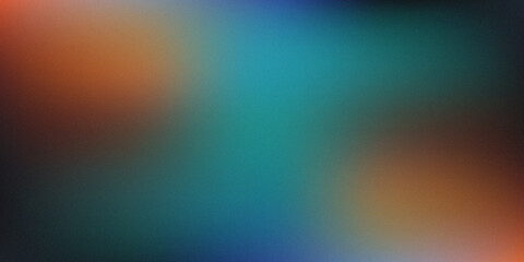 Glowing purple red yellow orange black abstract color gradient banner poster cover design, dark grainy texture, copy space