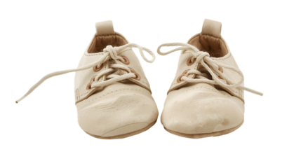Baby shoes isolated on white background for infant fashion kids clothing and accessory design illustration