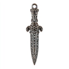 Ornate dagger pendant