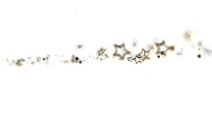 Sparkling golden stars and dust trail. Perfect for magical, dreamy, or celestial designs.