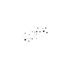 Obraz premium Star icons. Twinkling stars. Sparkles, shining burst. Christmas vector symbols isolated. Retro futuristic sparkle icons collection.