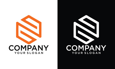 Creative g f gf fg initial logo design vector graphic idea creative