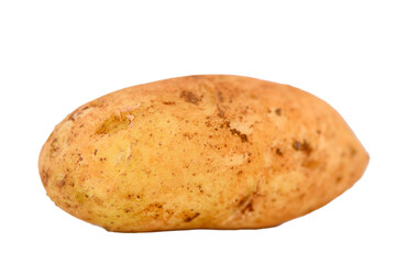 Cypriot Potatoes on White Background