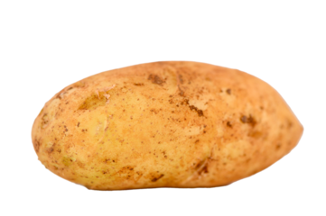Cypriot Potatoes on White Background