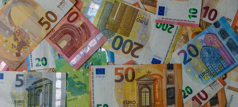 Euro Banknotes Background euro banknotes